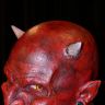 Ужасный макияж демона на Хэлллоуин