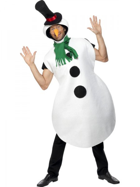 Смешной костюм снеговика для мужчин