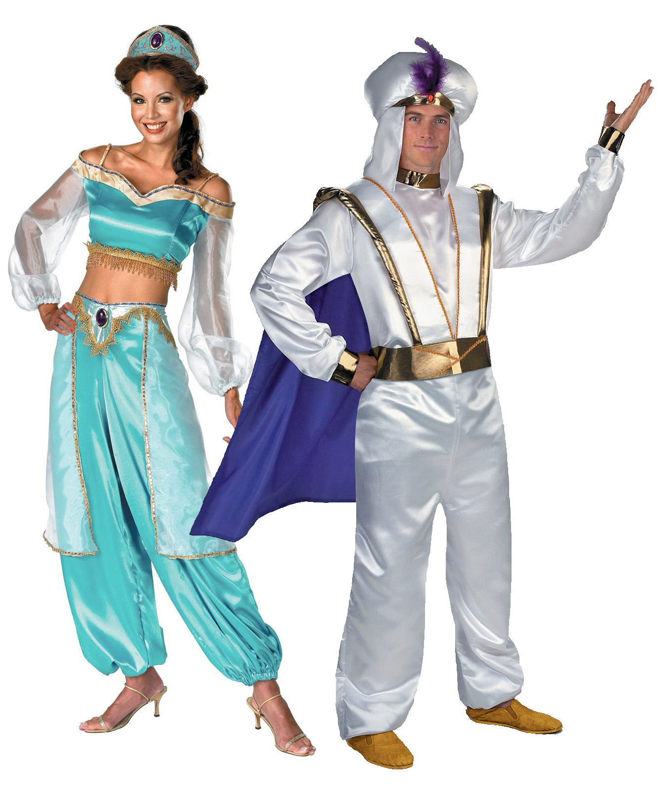 Аладдин и Жасмин - новогодние костюмы для пар