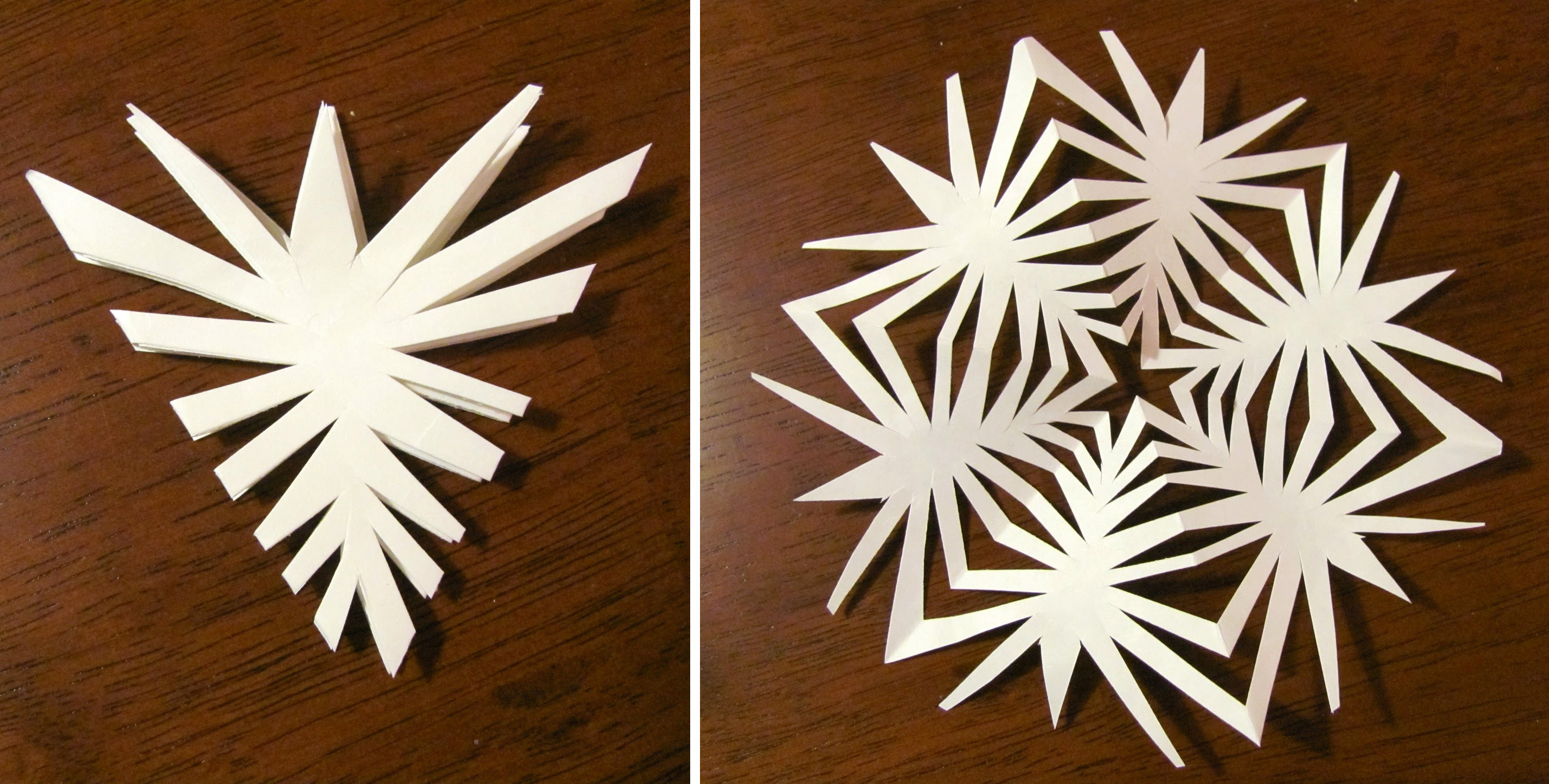 Поэтапные фото как вырезать снежинки своими руками из бумаги