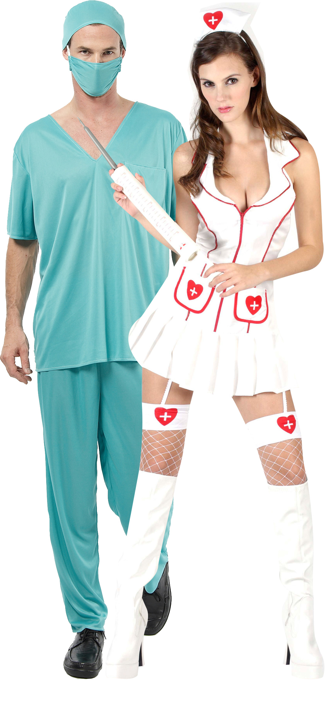 Костюм врача и медсестры для новогодней вечеринки