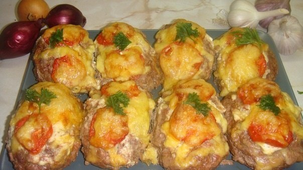 Мясные зразы по-французски