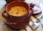 Горшочки с капустой, картофелем и куриным филе 