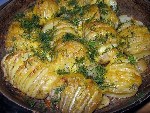 Картофель с сыром.