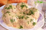 Мясные тефтели в молочном соусе 