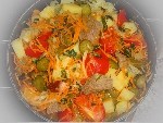 Овощное рагу с мясом 