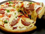 Пицца с итальянскими колбасками 