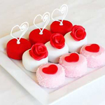Как быстро приготовить пирожные на День Святого Валентина - пошаговый рецепт с фото