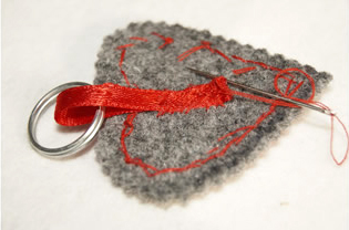 Как сделать брелок для ключей ко Дню Святого Валентина &amp;ndash; пошаговая инструкция с фото