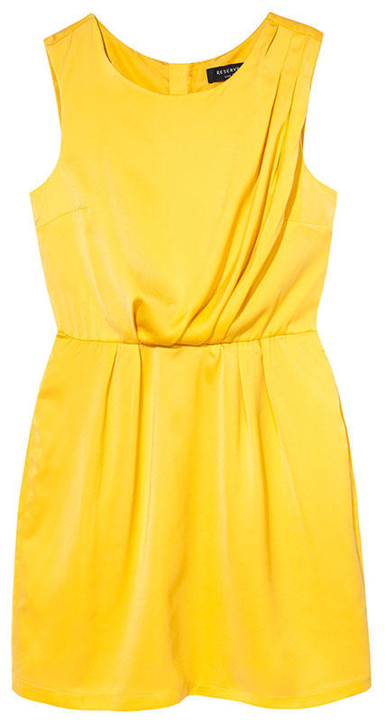 Желтое платье Reserved