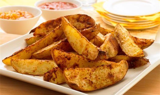 Хрустящие картофельные дольки (чипсы по-домашнему)