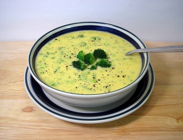 Низкокалорийный "Сырный суп"