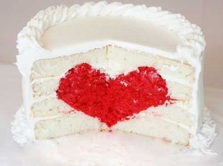 Торт с сердечком